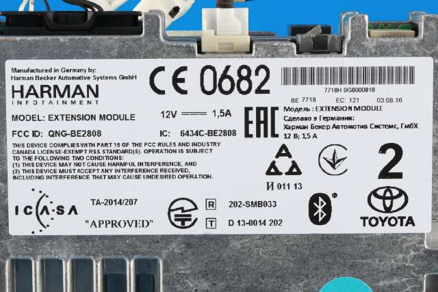 Bilstereo navigasjon til Toyota Prius +7 2012-2020 (Type III) (stasjonsvogn) (stasjonsvogn) (TOYOTA|86140-47231|)