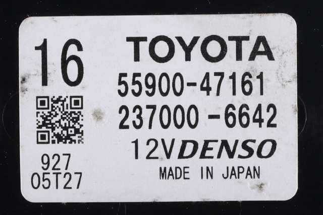 Varmeapparat betjening til Toyota Prius +7 2012-2020 (Type III) (stasjonsvogn) (stasjonsvogn) (DENSO|237000-6642|55900-47161|)