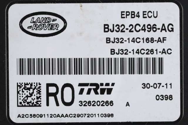 Styreenhet elektrisk parkbrems (EPB - Electric Parking Brake) til Land Rover Range Rover, Evoque 2011-2019 (Type I)  (LAND ROVER|BJ32-2C496-AG|)