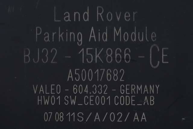Styreenhet parkering til Land Rover Range Rover, Evoque 2011-2019 (Type I) (LAND ROVER|BJ32-15K866-CE|)