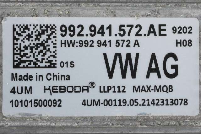 Styreenhet LED til VW ID.5 2022-->> (VAG|992 941 572 AE|)