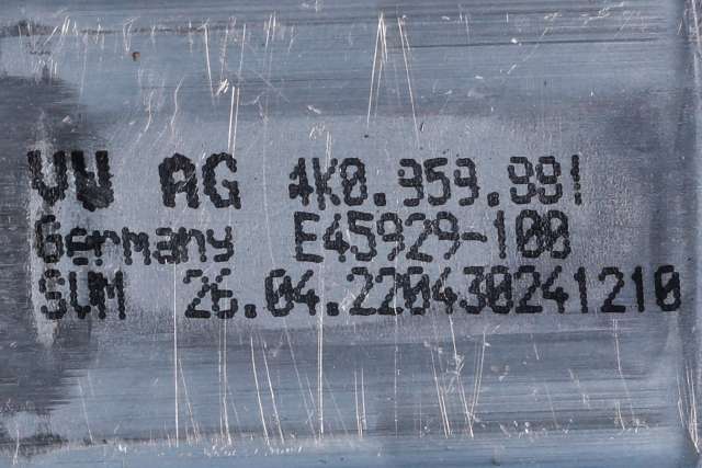 Ruteheis, kun motor, høyre bak til VW ID.5 2022-->> (VAG|4K0 959 881|)