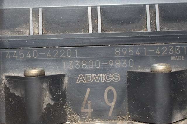 ABS sentral til Toyota RAV4 2009-2013 (Type III, Fase 2)  (ADVICS|133800-9830|44540-42201|)