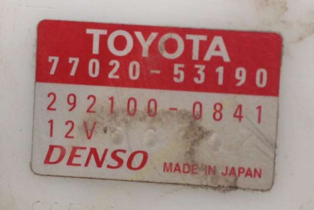 Bensinpumpe elektrisk til Lexus IS 2013-2020 (Type III) (XE30) (XE30) (DENSO|292100-0841|77020-53190|)