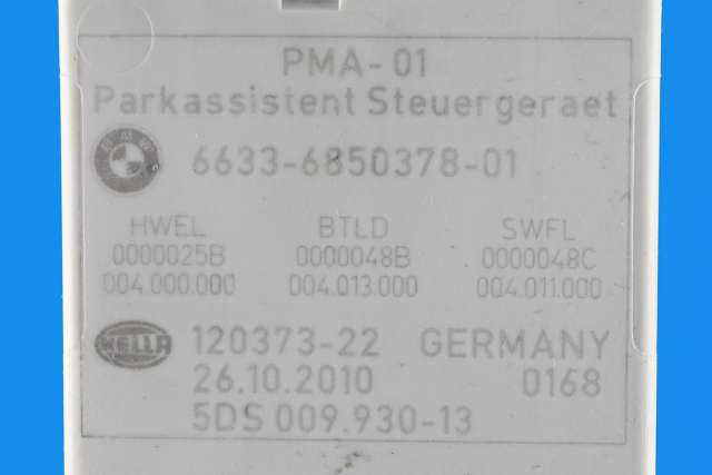 Styreenhet parkering til BMW 5-Serie 2010-2017 (F10/F11) (F10/F11) (BMW|66.33-6 850 378|)