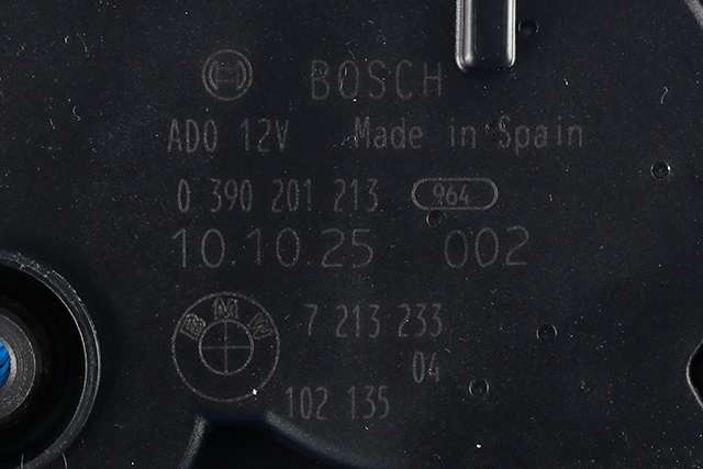 Viskermotor bakrute til BMW 5-Serie 2010-2017 (F10/F11) (F10/F11) (BOSCH|0 390 201 213|7 213 233|)