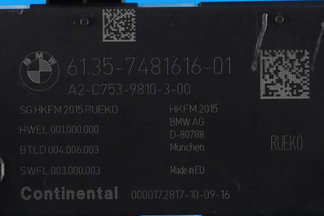 Styreenhet elektrisk bakluke til BMW X5 2013-2018 (F15) (F15) (BMW|61.35-7 481 616|)