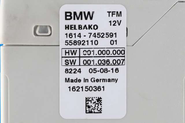Styreenhet drivstoffpumpe til BMW X5 2013-2018 (F15) (F15) (BMW|16.14-7 452 591|)