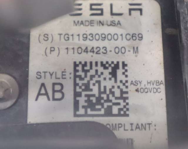 Batteripakke elbil til Tesla Model 3 2018-2023 (Fase 1) (TESLA|1104423-00-M|)