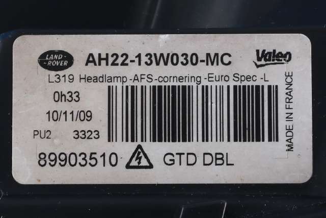 Frontlykt venstre xenon til Land Rover Discovery 2009-2017 (Type IV) (LAND ROVER|AH22-13W030-MC|)