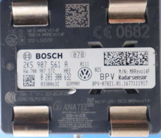 Sensor radar til VW Caddy 2015-2020 (Type III, Fase 3)  (VAG|2K5 907 561 A|)