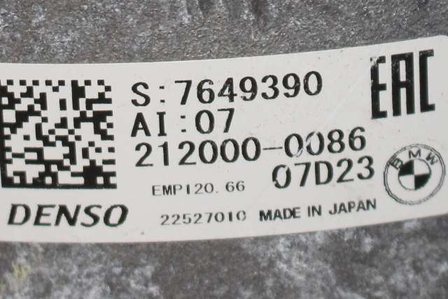 Hybrid starter generator (HSG) til BMW X1 2015-2022 (F48) (F48) (DENSO|212000-0086|7 649 390|)