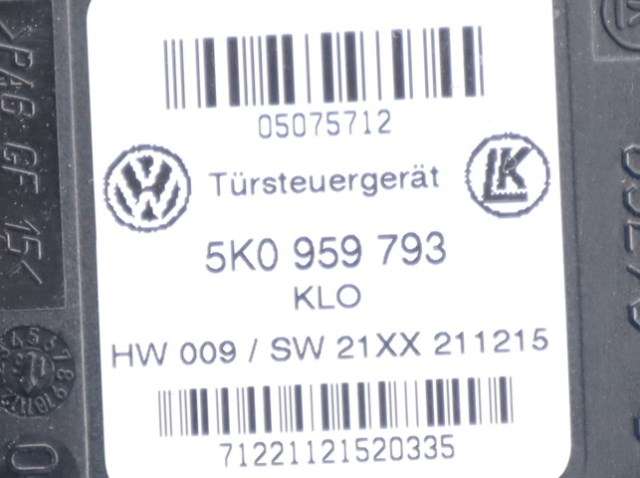 Ruteheis venstre foran til VW Caddy 2015-2020 (Type III, Fase 3) (VAG|2K5 959 701|5K0 959 793|)