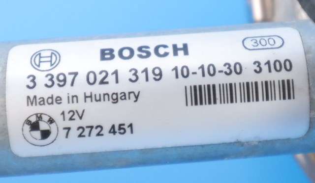 Viskermotor frontrute komplett m/overføring til BMW 5-Serie 2010-2017 (F10/F11) (F10/F11) (BMW|7 272 451|7 272 367|)