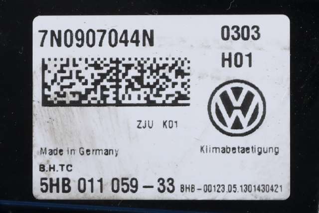 Varmeapparat betjening til VW Sharan 2010-->> (Type II) (HELLA|5HB 011 059-33|7N0 907 044 N|)