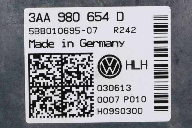 Kamera til VW Sharan 2010-->> (Type II)  (VAG|3AA 980 654 D|)