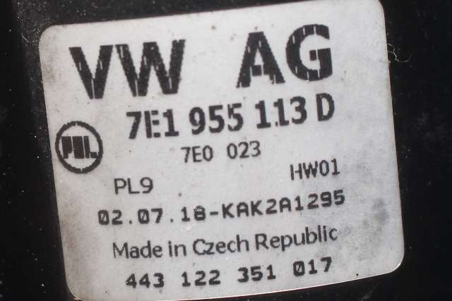 Viskermotor frontrute komplett m/overføring til VW Transporter / Caravelle 2015-2019 (T6) (T6) (VAG|7E1 955 113 D|)