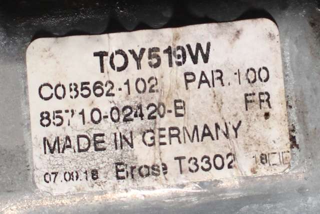 Ruteheis høyre foran til Toyota Auris 2015-2019 (Type II, Fase 2)  (TOYOTA|85710-02420-B|)