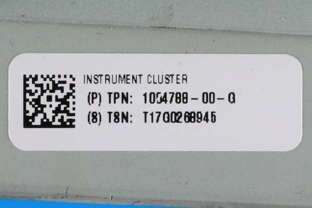 Instrumentpanel til Tesla Model S 2016-2021 (Fase 2)  (TESLA|1004788-00-G|)