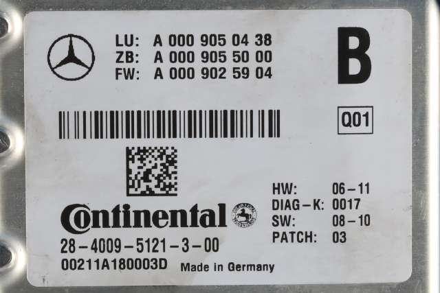 Kamera til Mercedes C-Klasse 2011-2014 (Fase 2) (W204) (W204) (MERCEDES|A 000 905 04 38|)