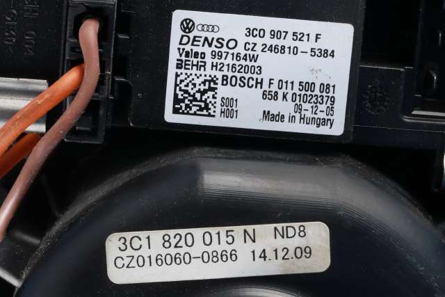 Varmeapparat motor til Škoda Superb 2008-2015 (Type II)  (VAG|3C1 820 015 N|3C0 907 521 F|)