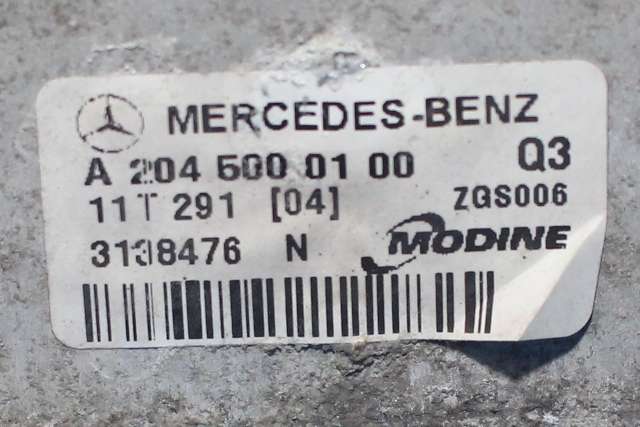 Intercooler til Mercedes C-Klasse 2011-2014 (Fase 2) (W204) (W204) (MERCEDES|A 204 500 01 00|)