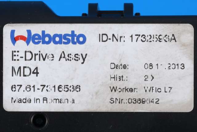 Takluke motor til BMW 1-Serie 2011-2015 (Fase 1) (F20/F21) (F20/F21) (BMW|67.61-7 316 536|)