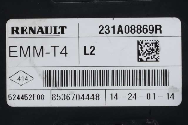 Styreenhet diverse til Renault Captur 2013-2020 (Type I) (RENAULT|231A 08869R|)