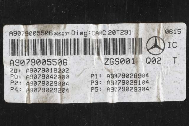Instrumentpanel til Mercedes Sprinter 2018-->> (907/910) (907/910) (MERCEDES|A 907 900 55 06|)