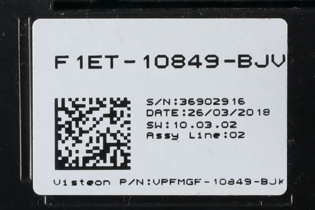 Instrumentpanel til Ford Focus 2014-2018 (Type III, Fase 2) (FORD|F1ET-10849-BJV|)
