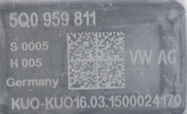 Ruteheis, kun motor, venstre bak til VW Golf VII 2012-2017 (Fase 1)  (VAG|5Q0 959 811|)