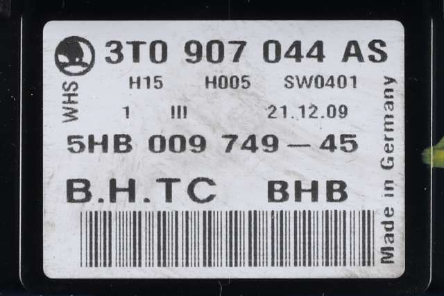 Varmeapparat betjening til Škoda Superb 2008-2015 (Type II) (HELLA|5HB 009 749-45|3T0 907 044 AS|)