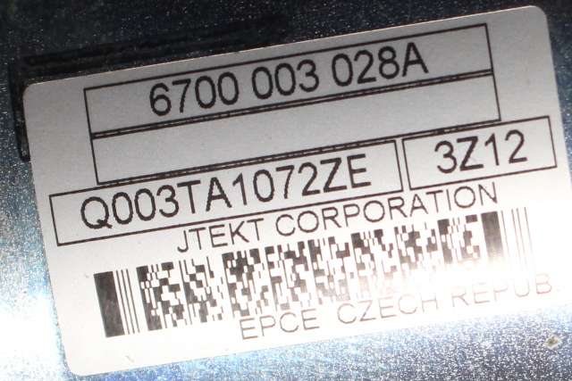Rattaksel elektrisk servo til Renault Captur 2013-2020 (Type I) (JTEKT|Q003TA1072ZE|6700 003028A|)