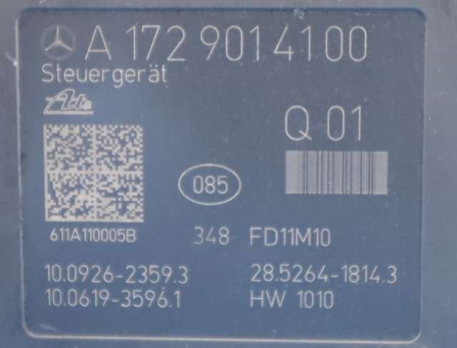 ABS sentral til Mercedes C-Klasse 2011-2014 (Fase 2) (W204) (W204) (MERCEDES|A 172 431 26 12|A 172 901 41 00|)