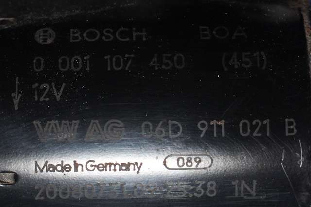 Starter til Audi A5 2007-2016 (Type I)  (BOSCH|0 001 107 450|06D 911 021 B|)