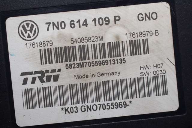 ABS sentral til VW Sharan 2010-->> (Type II)  (VAG|7N0 614 109 P|)
