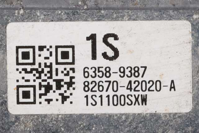 Styreenhet diverse til Toyota RAV4 2019-->> (Type V) (TOYOTA|82670-42020-A|)