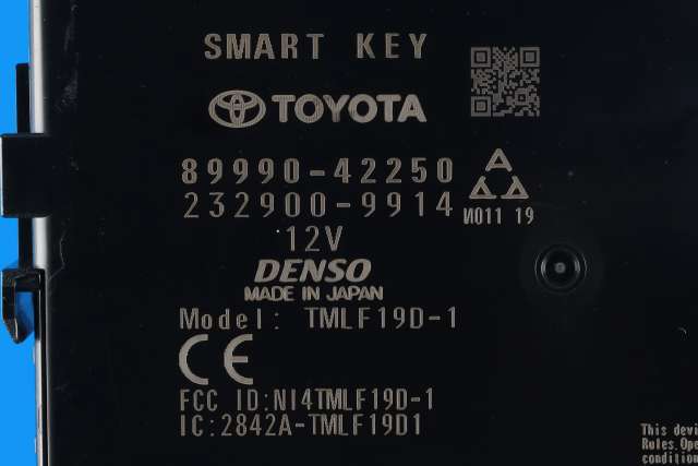 Styreenhet nøkkelfri/keyless til Toyota RAV4 2019-->> (Type V) (TOYOTA|89990-42250|)