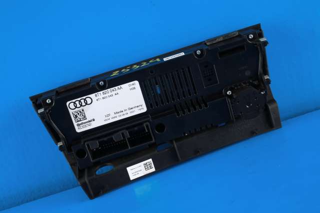 Varmeapparat betjening til Audi A5 2007-2016 (Type I) (VAG|8T1 820 043 AA|)