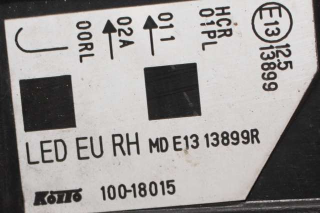 Frontlykt høyre full-LED til Nissan Qashqai 2014-2021 (Type II)