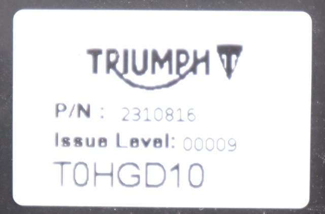MC, Sal/sete, fremre til MC Triumph Street Triple 2018-->> (Type III) (TRIUMPH|2310816|)