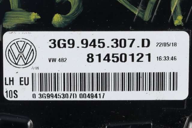 Baklykt venstre indre til VW Passat 2015-2019 (Fase 1) (B8) (B8) (VAG|3G9 945 307 D|)