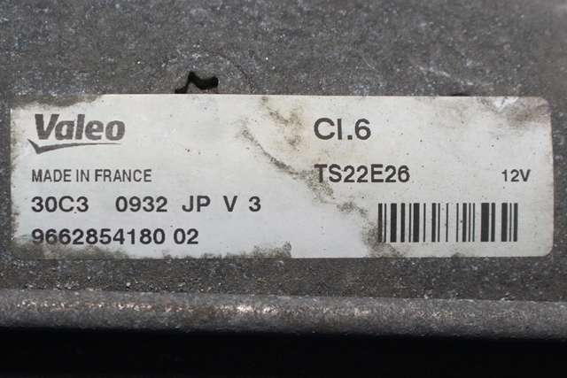Starter diesel til Citroën C4 2011-2017 (Type II)  (VALEO|TS22E26|96 628541 80|)