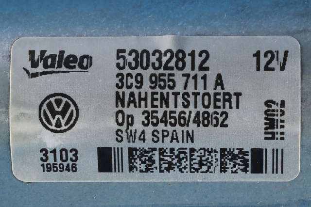 Viskermotor bakrute til VW Passat 2011-2015 (B7) (B7) (VAG|3C9 955 711 A|)