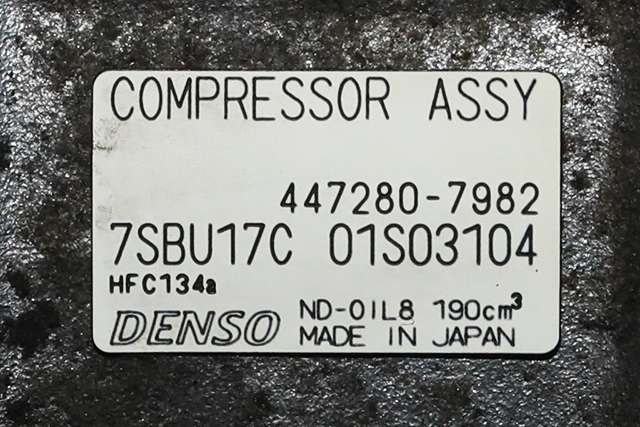 Aircondition kompressor til Mercedes Sprinter 2013-2018 (Fase 2) (906) (906) (DENSO|447280-7982|)