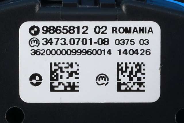 Bryter lys til BMW i3 2013-2022 (BMW|9 865 812|)