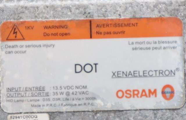 Styreenhet xenon/ballast til Land Rover Range Rover, Evoque 2011-2019 (Type I) (OSRAM|35XT6-A-D3|)