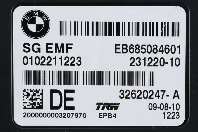 Styreenhet elektrisk parkbrems (EPB - Electric Parking Brake) til BMW X3 2010-2017 (F25) (F25) (BMW|6 850 846|)