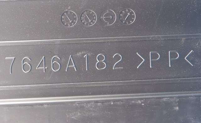 Bagasjerom teppe/gulvplate til Mitsubishi Outlander 2012-2015 (Type III, Fase 1)  (MITSUBISHI|7646A182|)