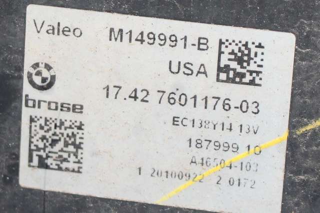 Kjølevifte til BMW X3 2010-2017 (F25) (F25) (BMW|17.42-7 601 176|)